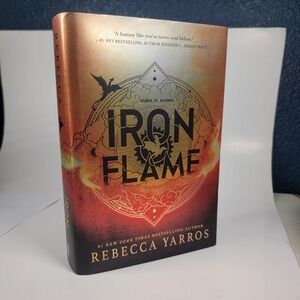 Iron Flame Exclusive First Edition‎ with black Sprayed Edges  (Hardcover, 2023)